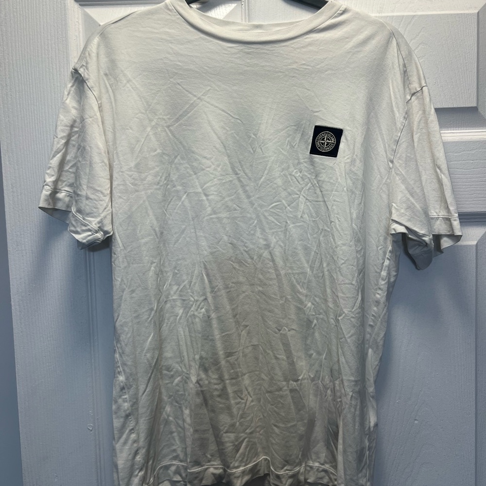 White Stone Island Tee